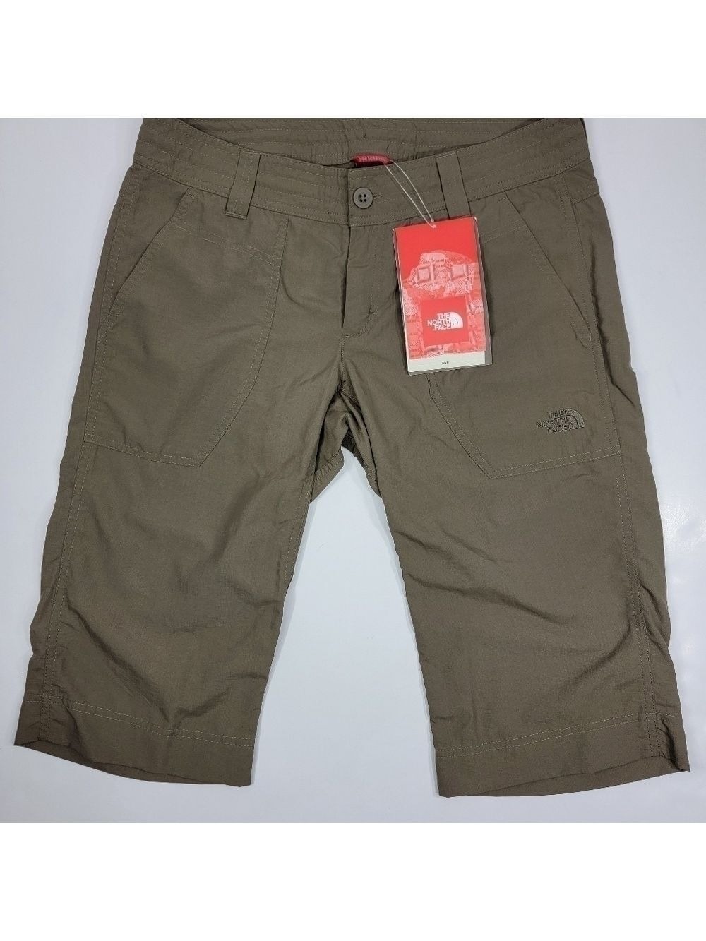 NEW The North Face Horizon Noble Capri Pant Women's Size 6 Weimaraner Brown NWT